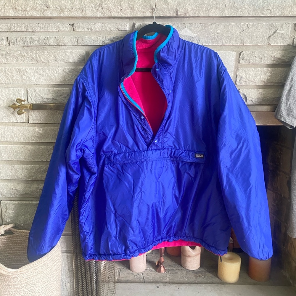 1992 Y2k Patagonia Vintage Glissade Reversible Pullover XL